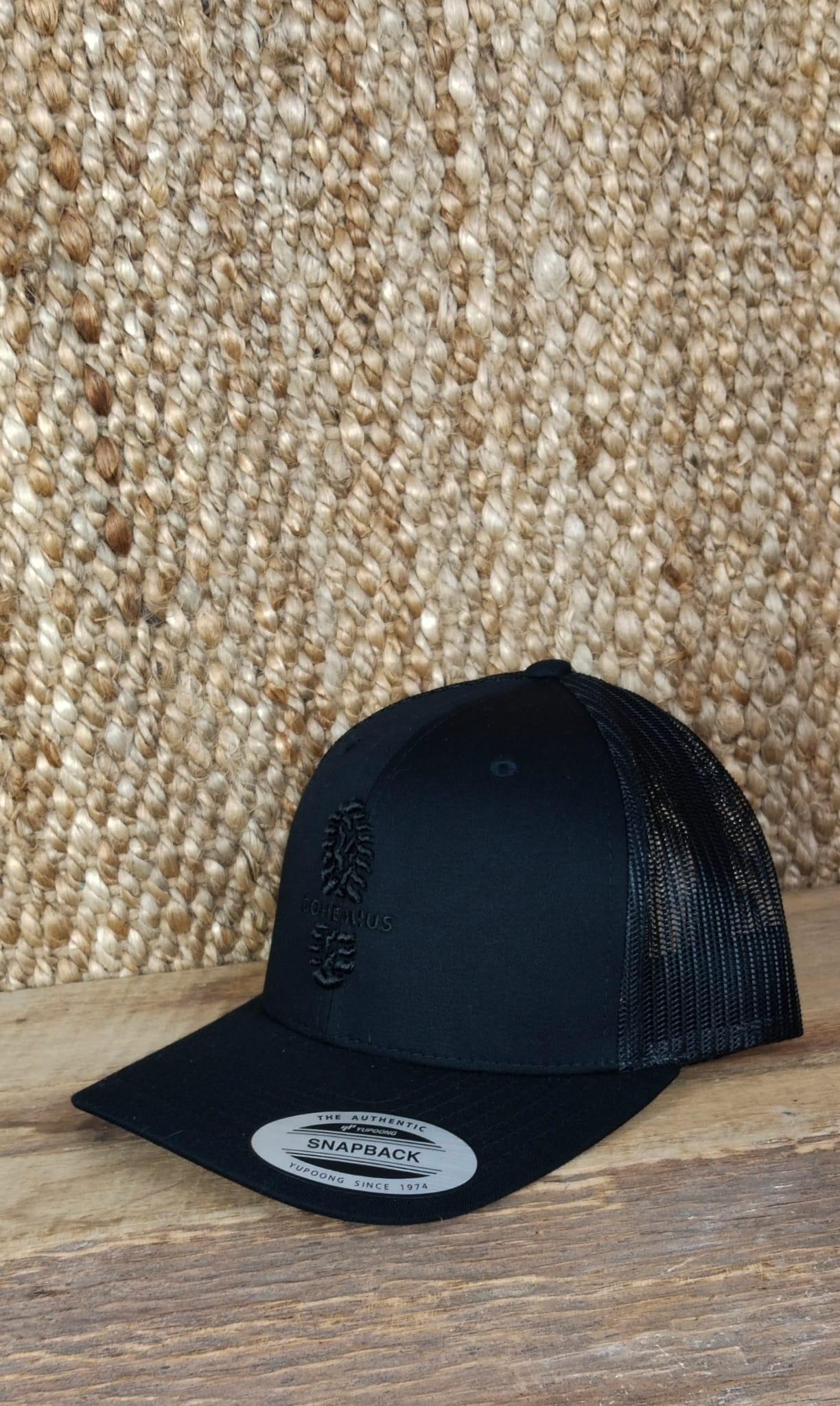 GORRA NEGRA BORDADO 3D NEGRO