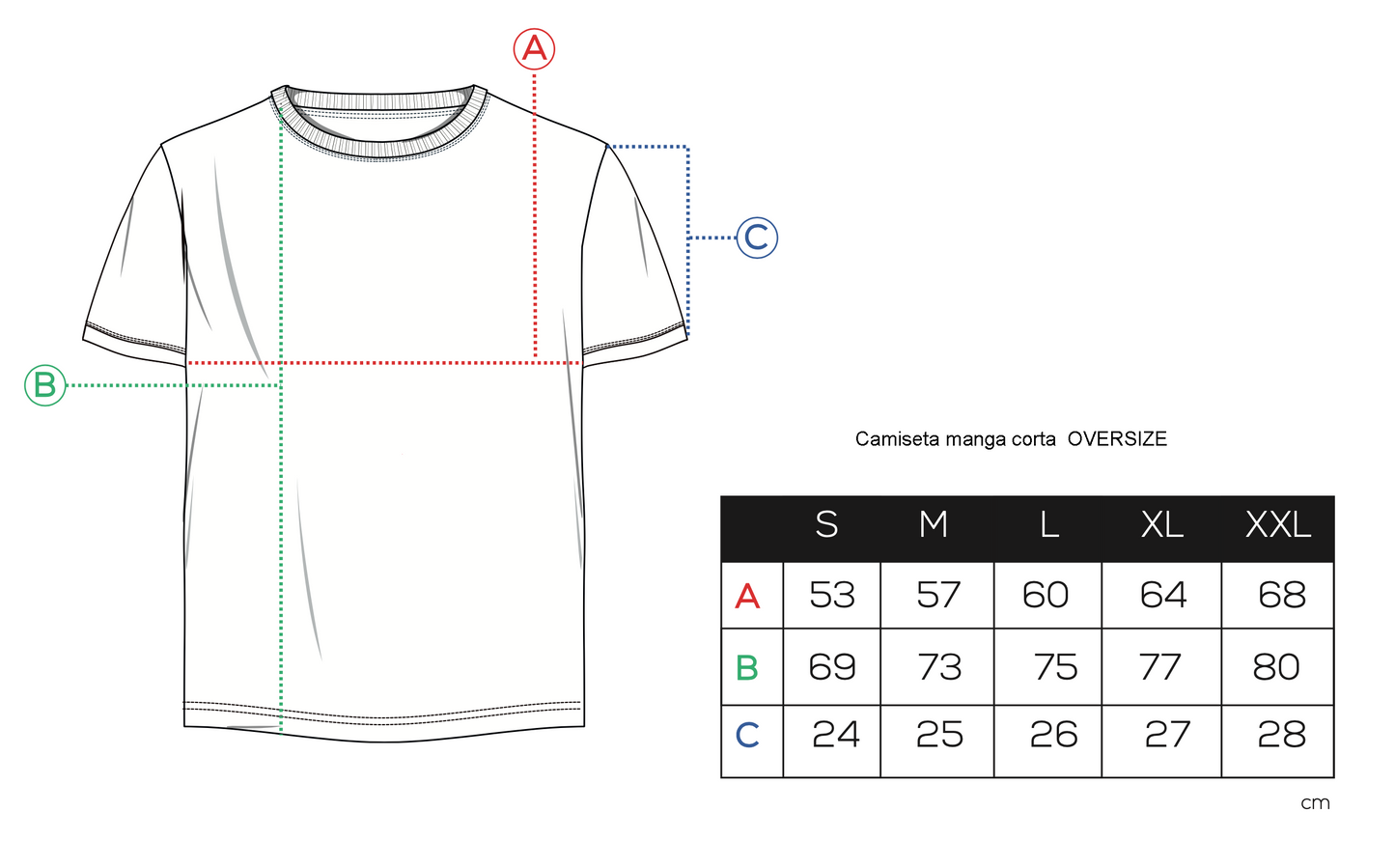 CAMISETA CORTA GRIS HIELO X QUE NO AZUL