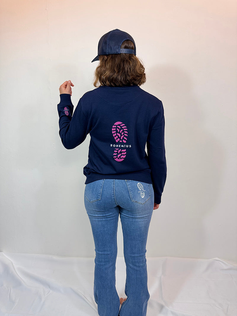 SUDADERA SIN CAPUCHA DEJA HUELLA