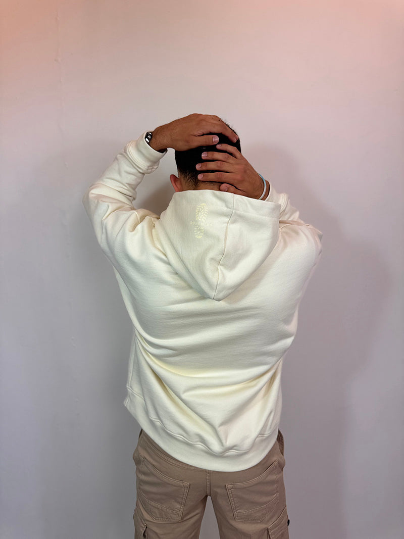 SUDADERA CAPUCHA BOHEMIUS PREMIUN CREMA