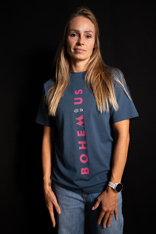 CAMISETA AZUL MARINO BOHEMIUS ALWAYS VERTICAL