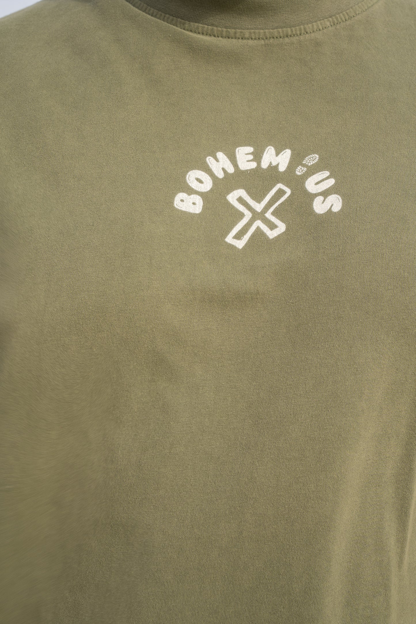 CAMISETA OVERSIZE VERDE Y  X QUE NO