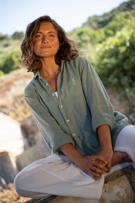 CAMISA LINO  "Y X QUE NO" BOHEMIUS