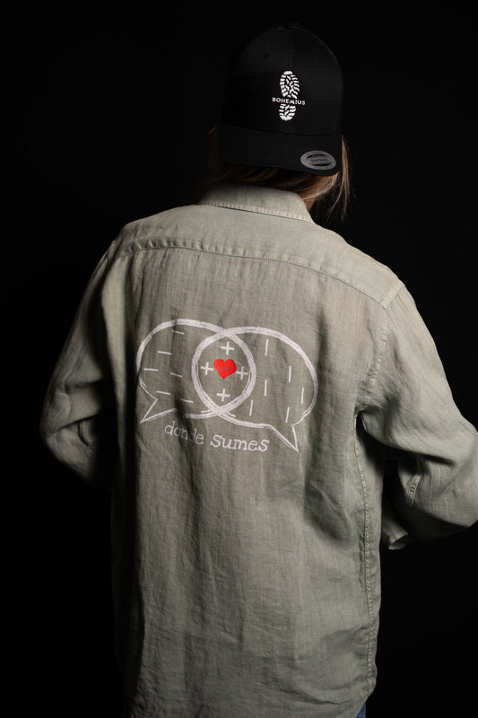 CAMISA  LINO  "DONDE SUMES"