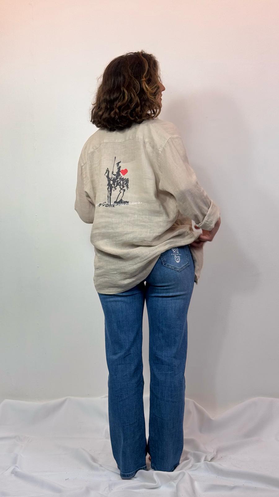 CAMISA  LINO "AMOR VALIENTE" BOHEMIUS