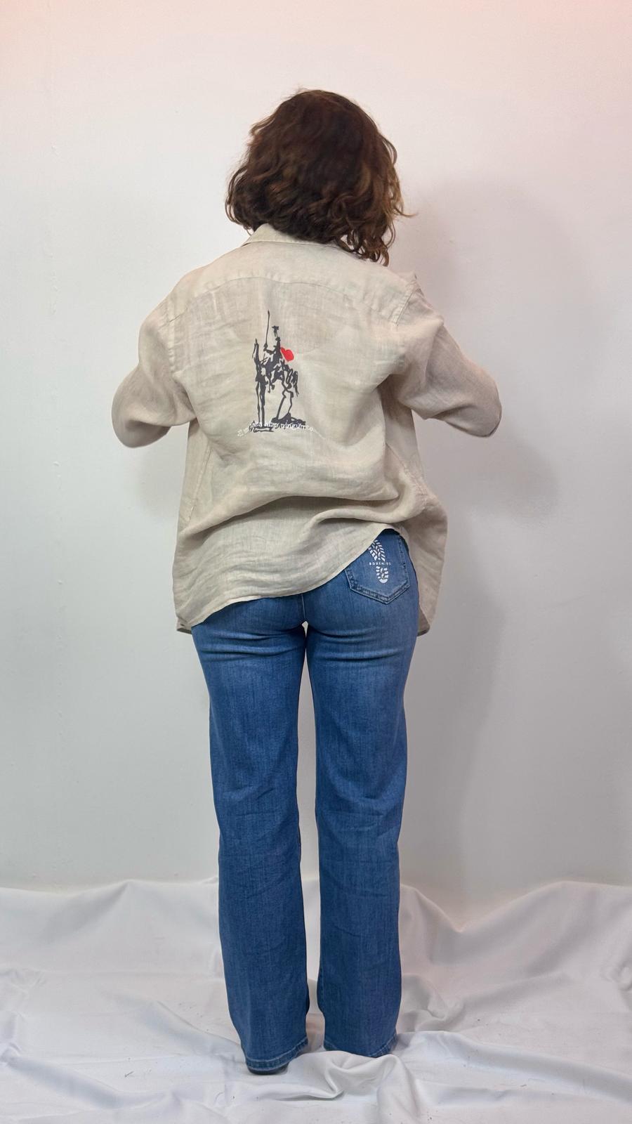 CAMISA  LINO "AMOR VALIENTE" BOHEMIUS