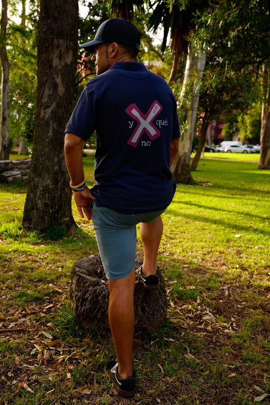 POLO "Y X QUE NO" BOHEMIUS AZUL MARINO