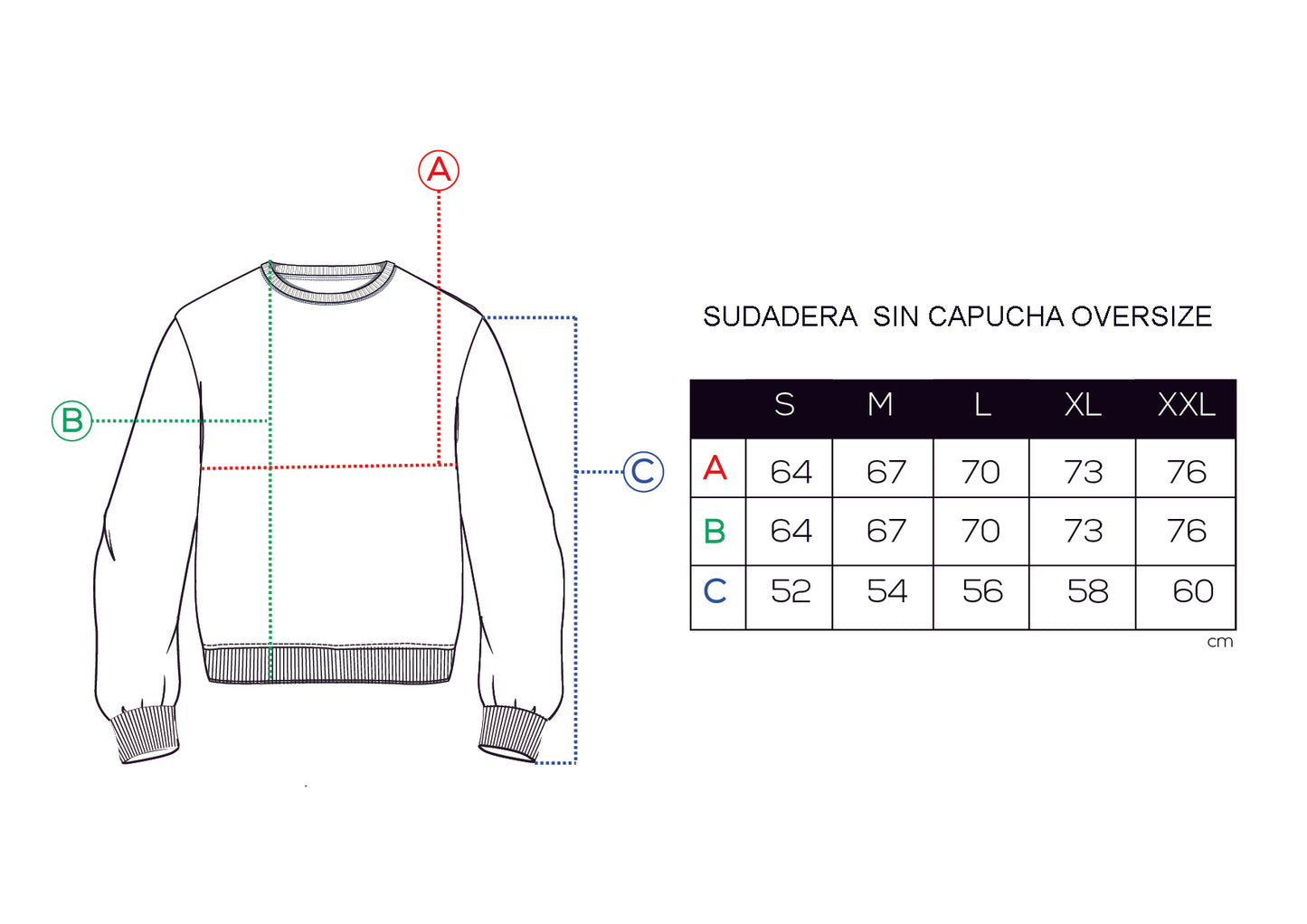 SUDADERA HUELLA OVERSIZE BOHEMIUS