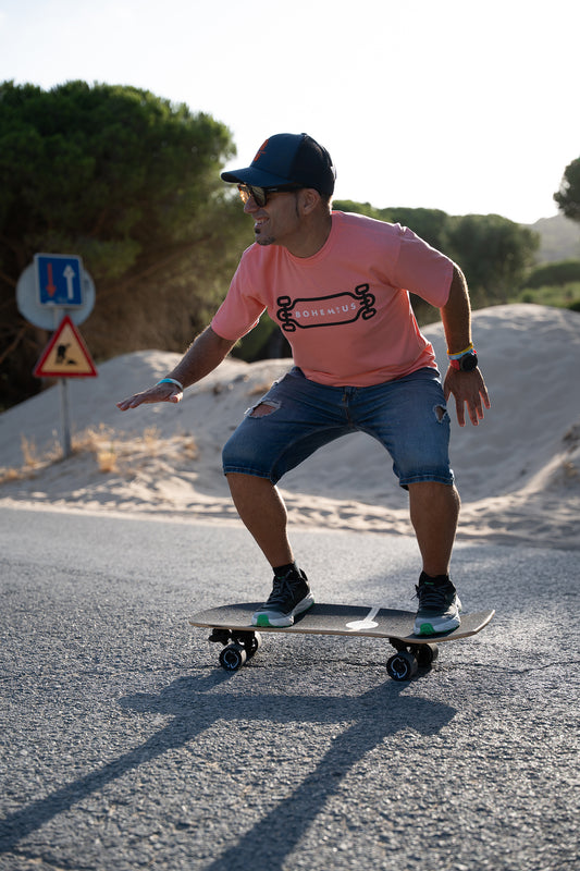 CAMISETA SALMON LONGBOARD
