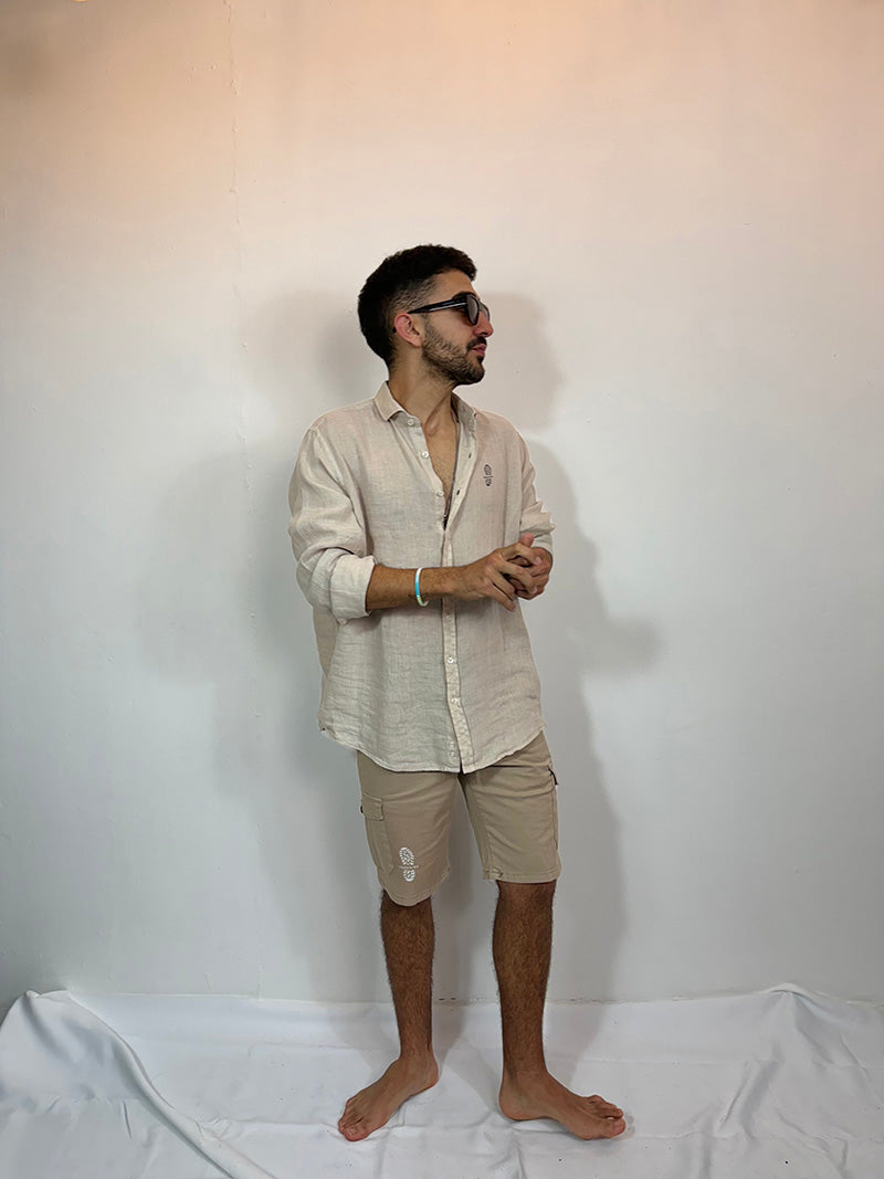 CAMISA LINO "AMANTES BICI CLÁSICA" BOHEMIUS