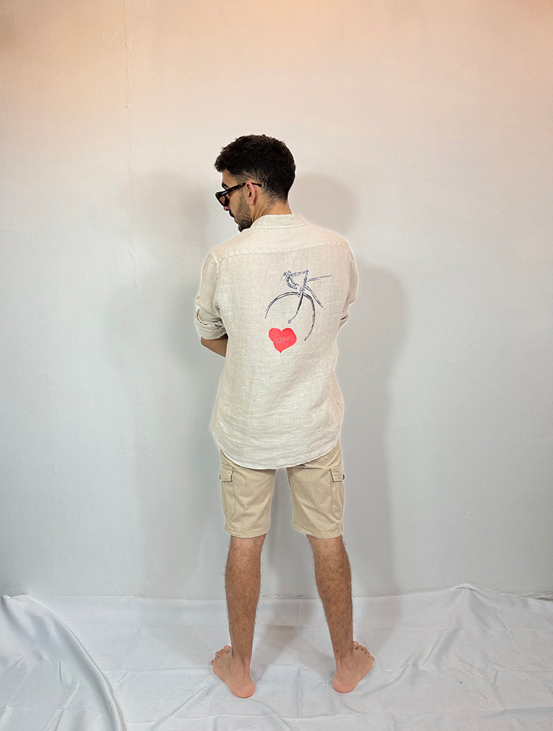 CAMISA LINO "AMANTES BICI CLÁSICA" BOHEMIUS