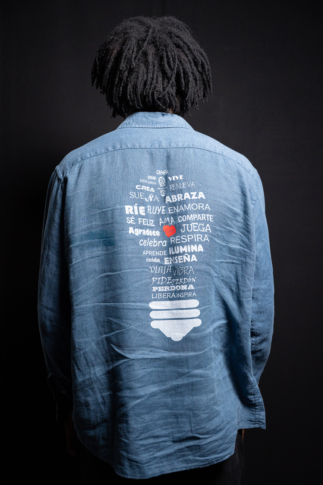 CAMISA LINO AZUL MARINO ILUMINA