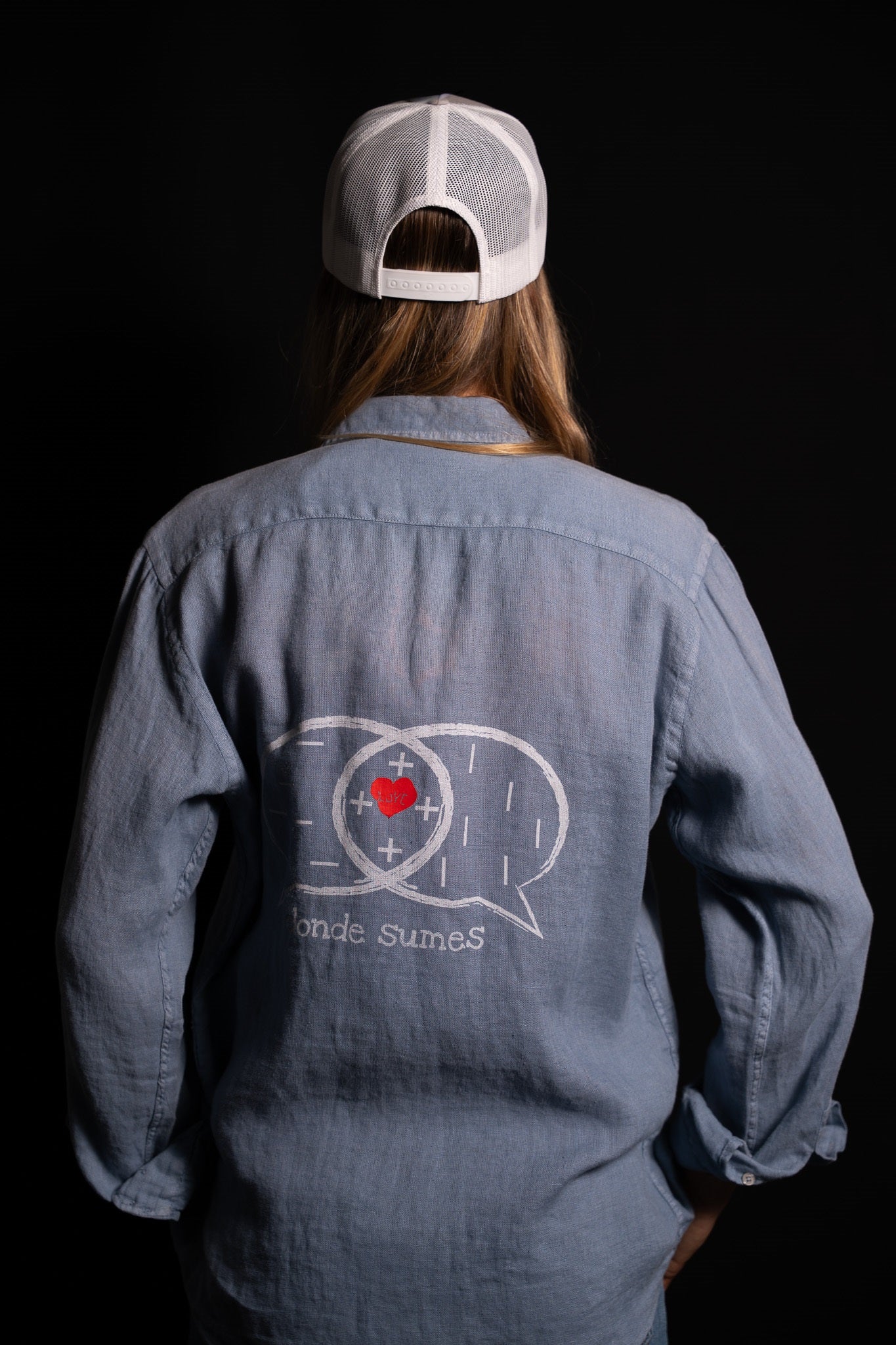 CAMISA LINO CELESTE DONDE SUMES