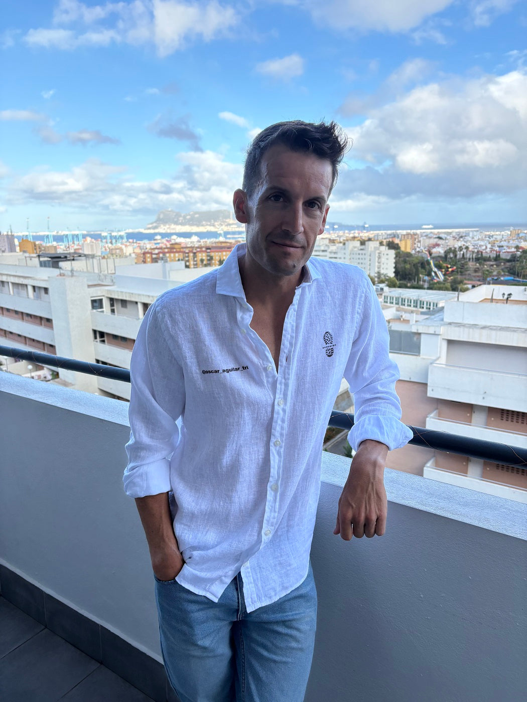 CAMISA IRONMAN BLANCA