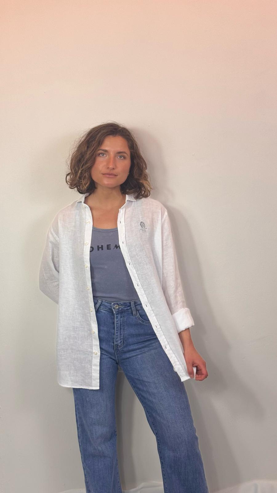 CAMISA  LINO "AMANTES BICI CLÁSICA" BOHEMIUS