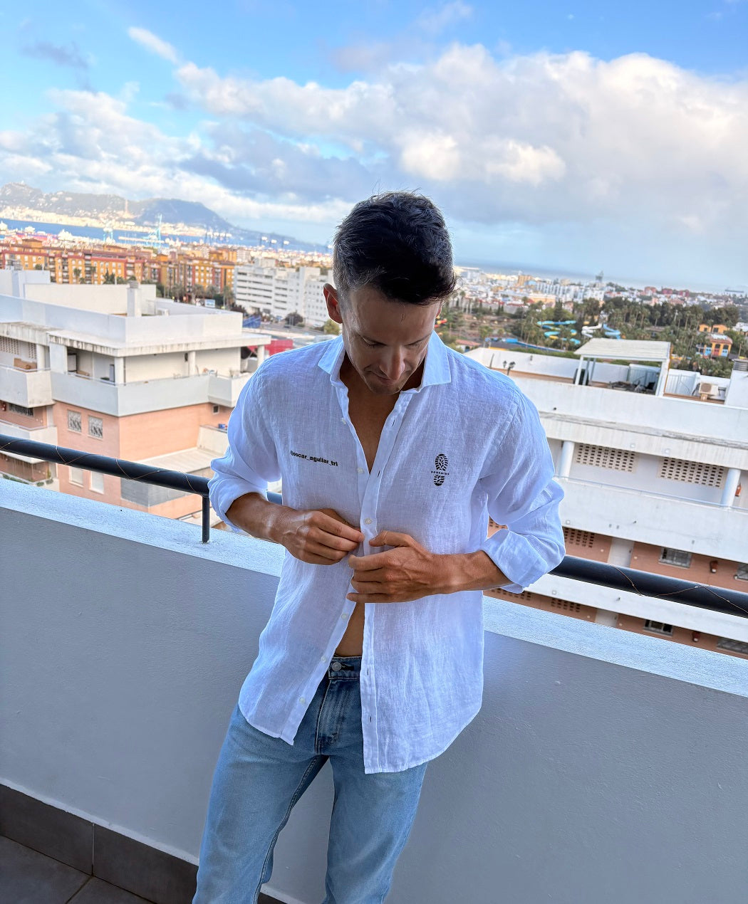 CAMISA IRONMAN BLANCA