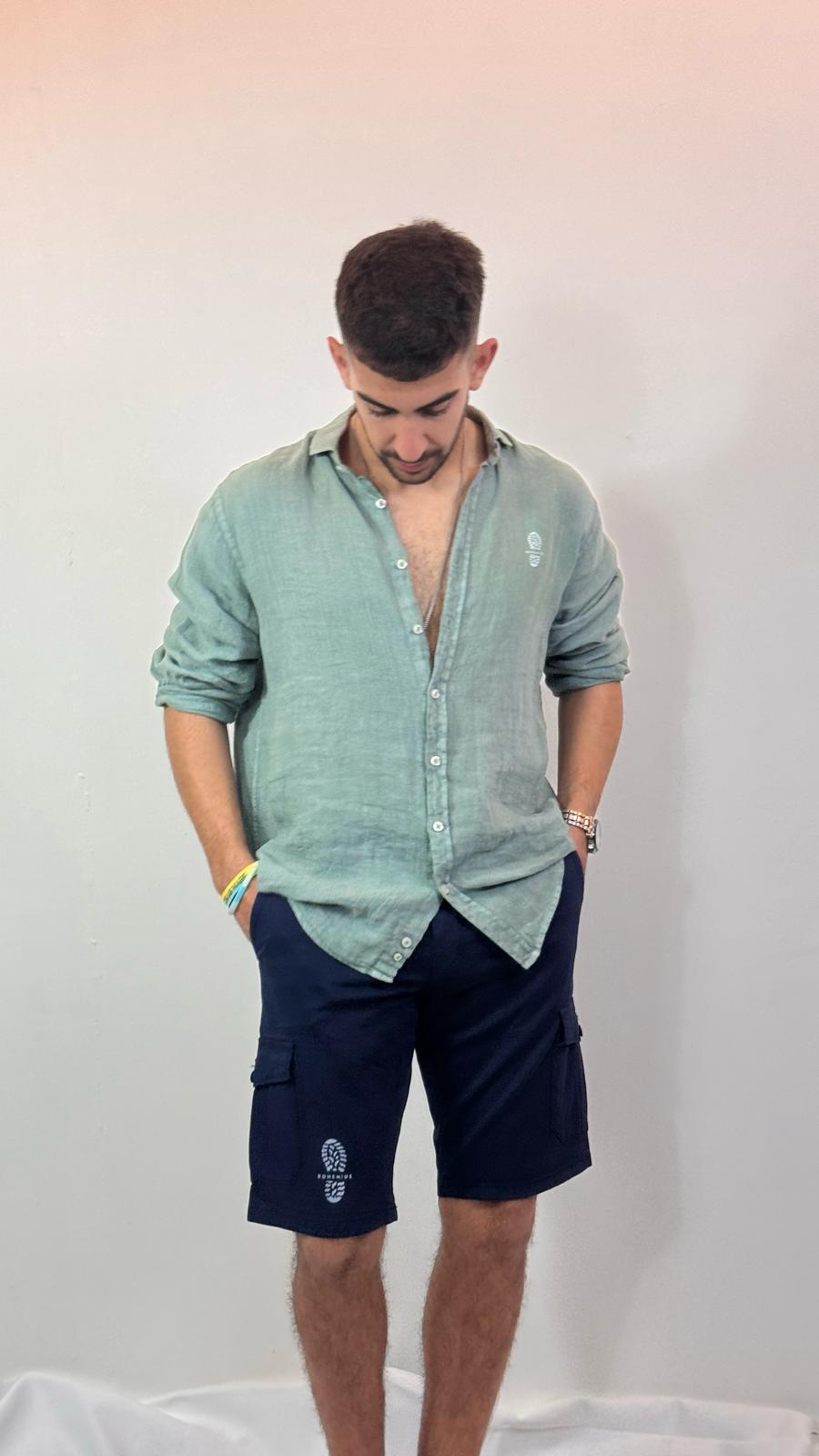 CAMISA  LINO BOHEMIUS VERDE