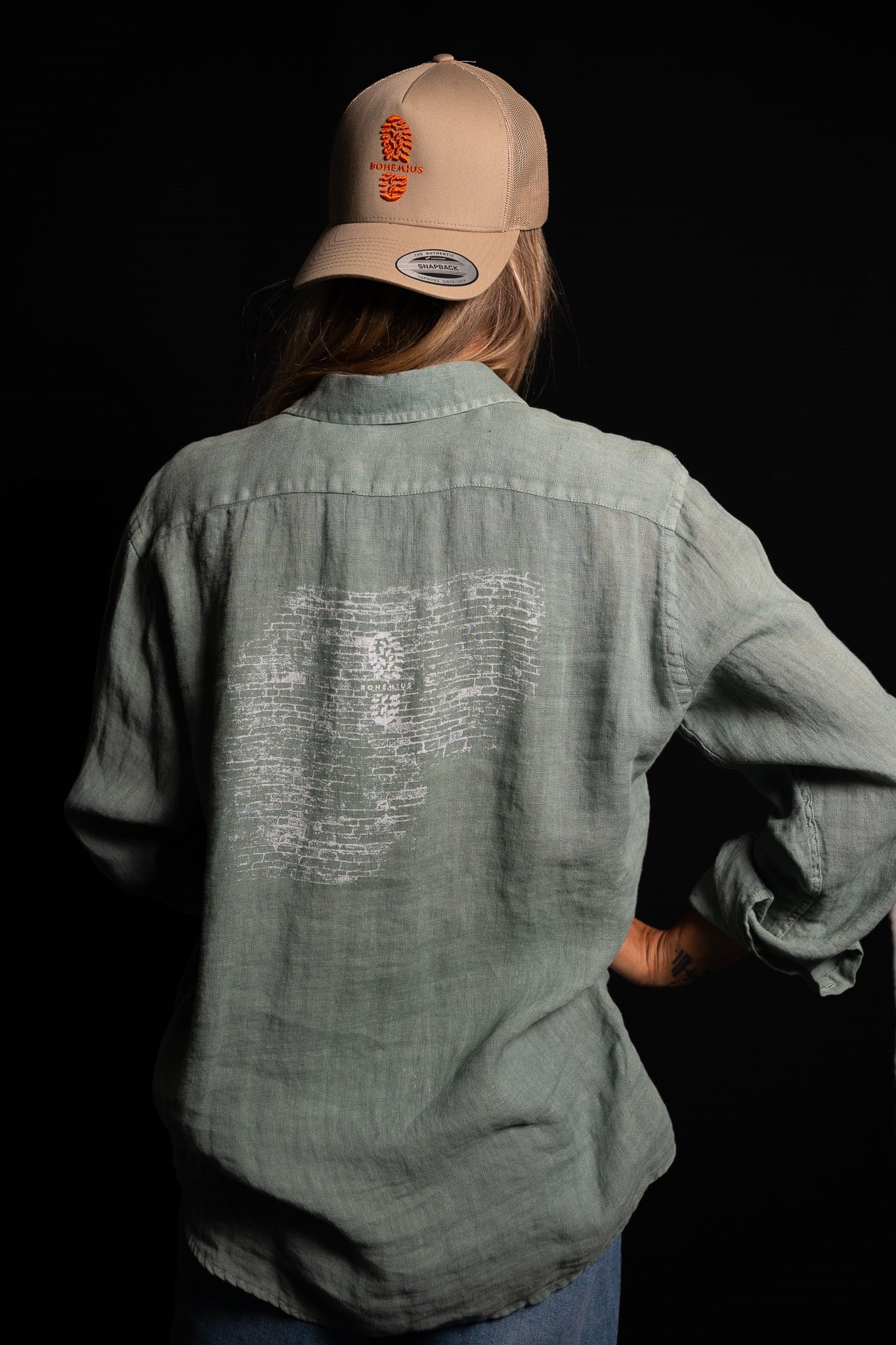 CAMISA POLERA LINO HUELLA BOHEMIUS