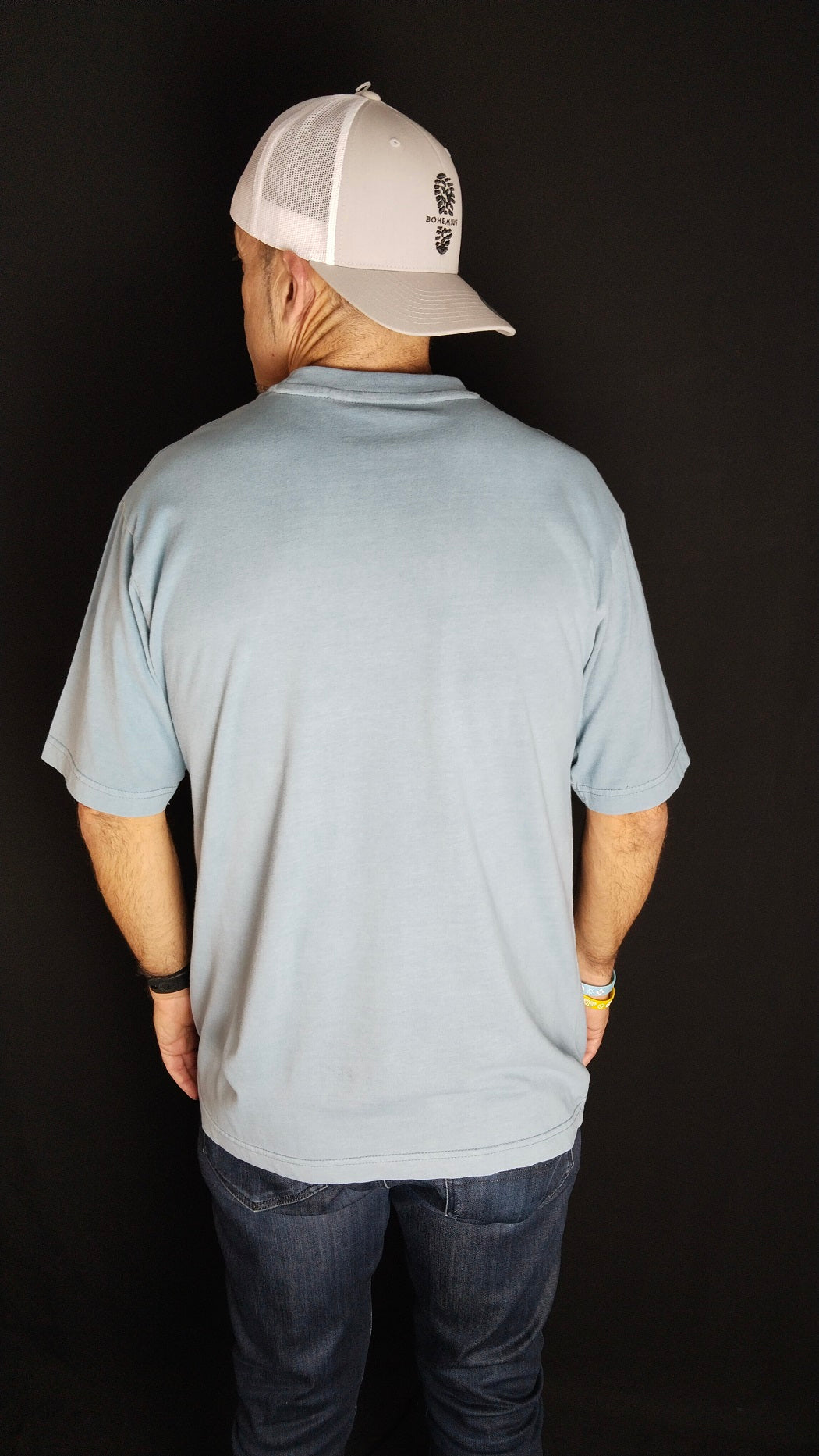 CAMISETA CELESTE BOHEMIUS VERTICAL