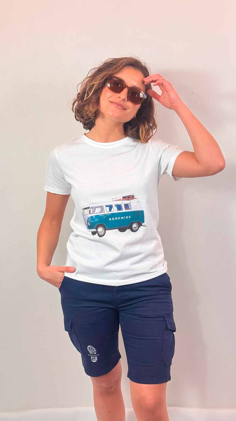 CAMISETA BLANCA FURGO RETRO