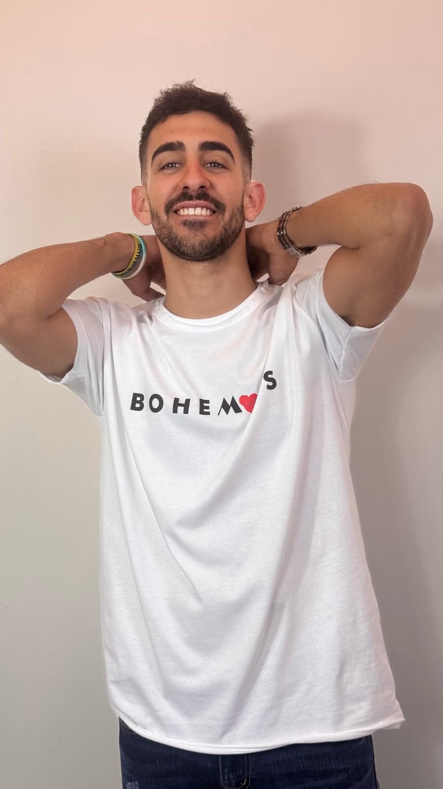 CAMISETA CORTA BOHEMIUS BICI CORAZON