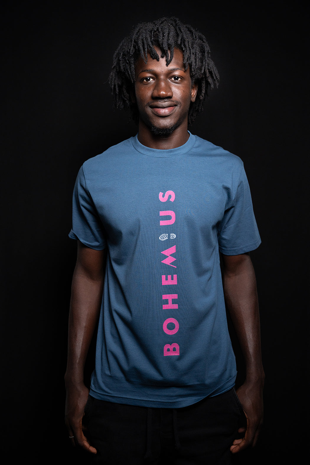 CAMISETA AZUL MARINO BOHEMIUS ALWAYS VERTICAL