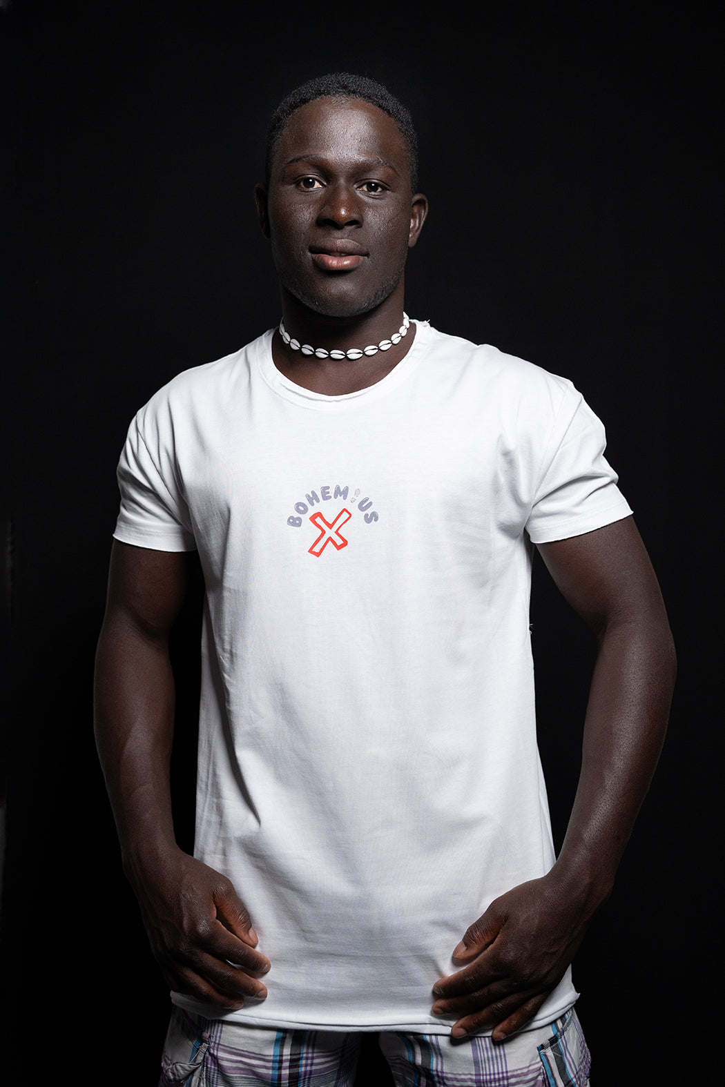 CAMISETA BLANCA  "Y X Q NO" BOHEMIUS