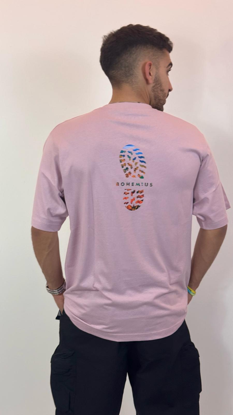 CAMISETA CORTA MALVA HUELLA VALLE DEL GENAL