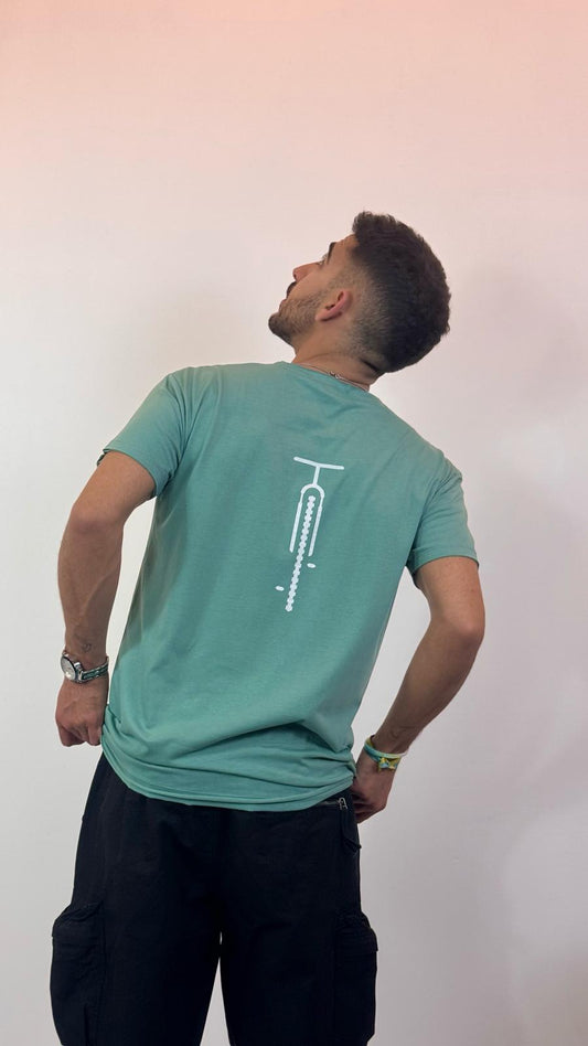 CAMISETA CORTA VERDE BOHEMIUS BICI