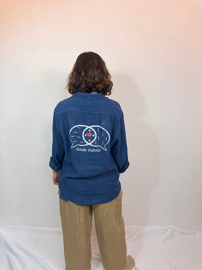 CAMISA LINO  "DONDE SUMES" BOHEMIUS