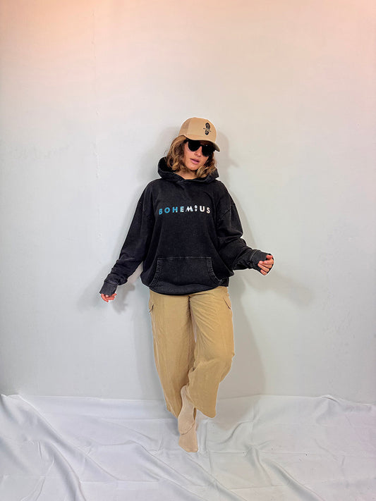 SUDADERA CAPUCHA BOHEMIUS DEJA HUELLA