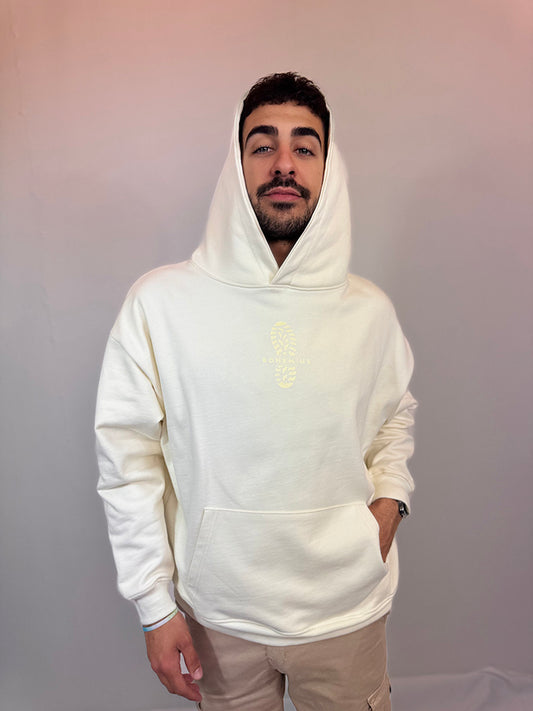 SUDADERA CAPUCHA  BOHEMIUS PREMIUN CREMA
