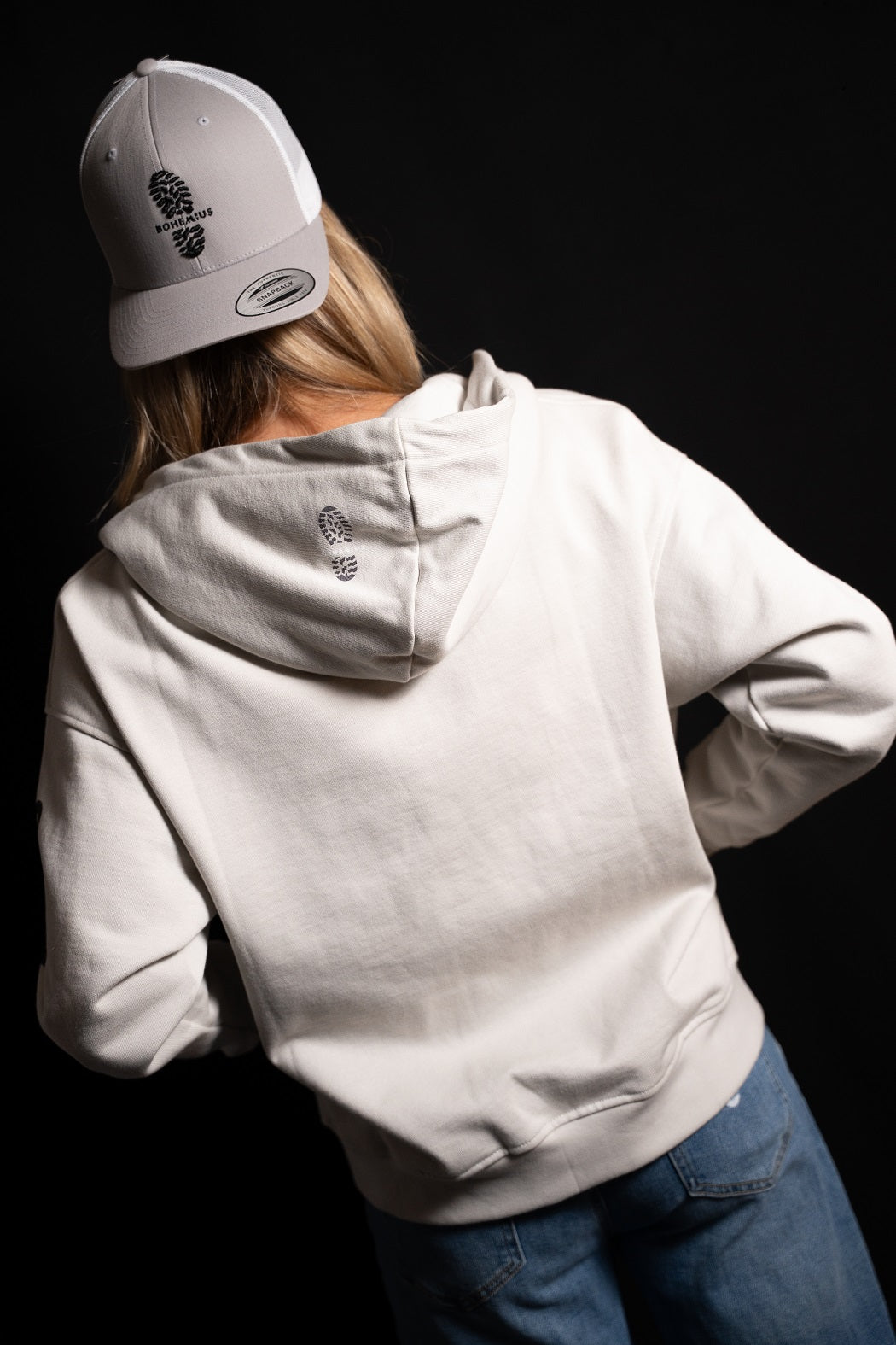 SUDADERA GRIS HIELO ALWAYS UP CON CREMALLERA