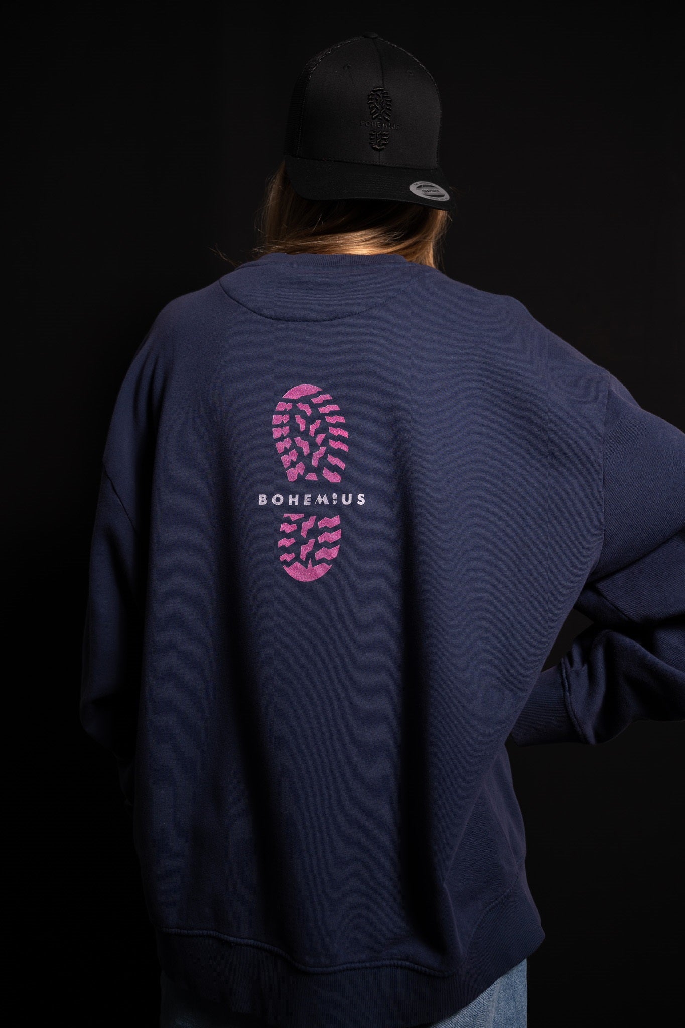 SUDADERA SIN CAPUCHA  DEJA HUELLA