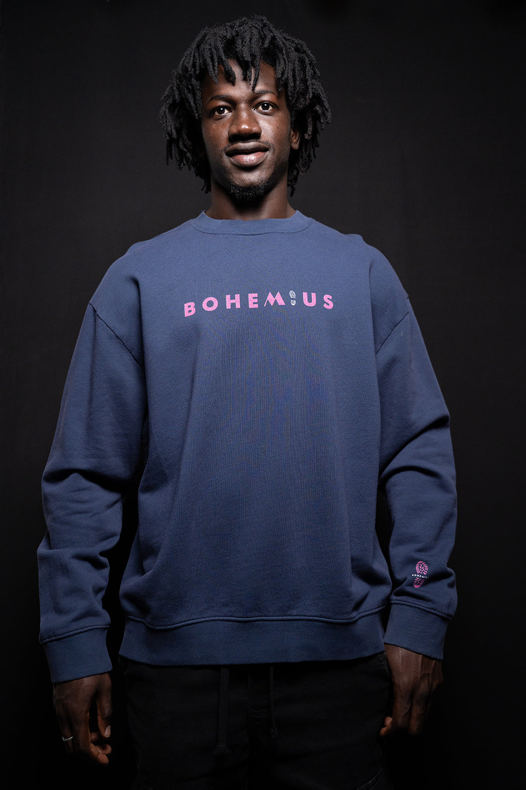 SUDADERA HUELLA OVERSIZE BOHEMIUS